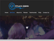 Tablet Screenshot of djchuckwebb.com